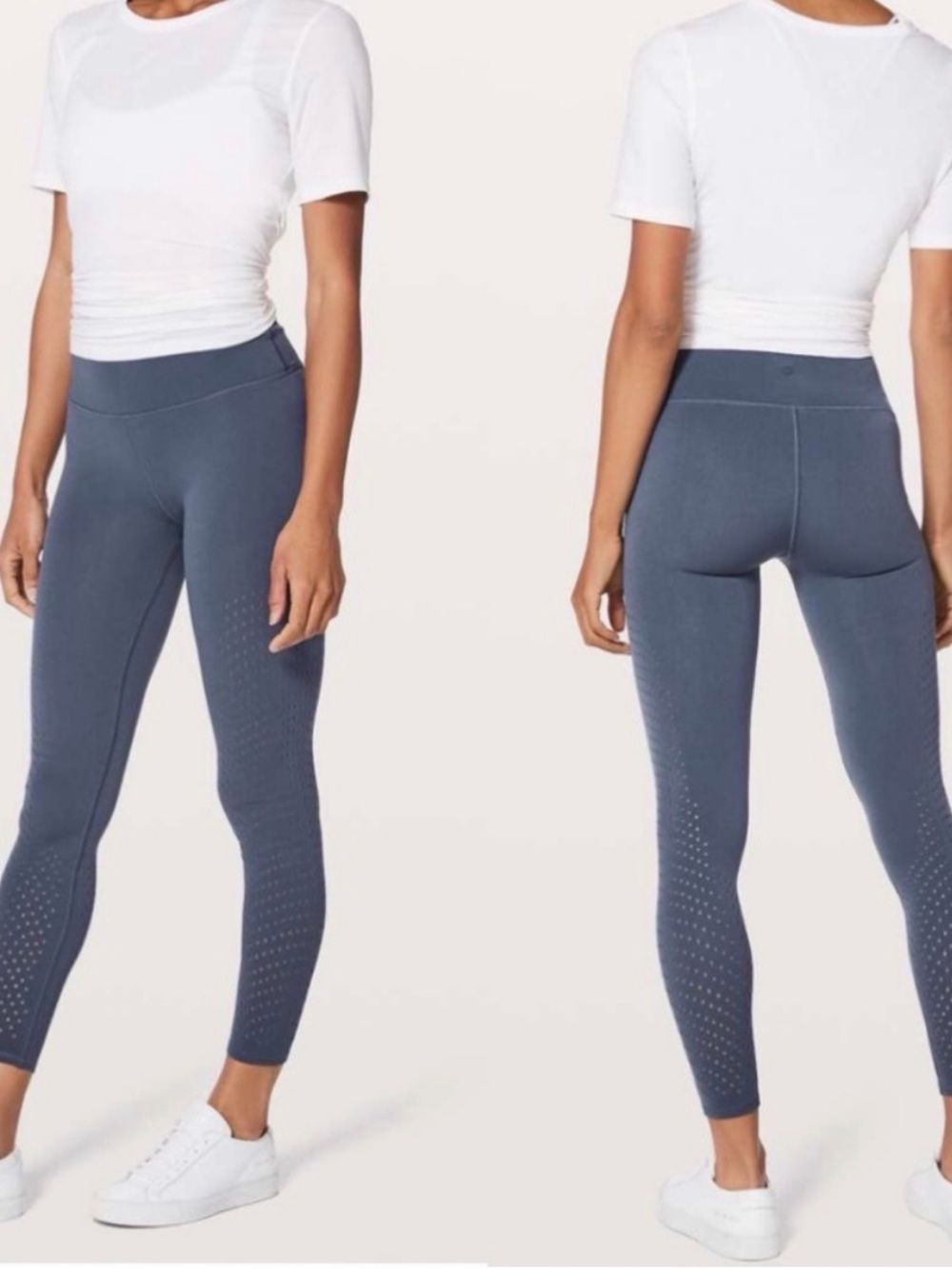 Lululemon Reveal 7/8 Tight *Vortex 25" dazed blue  size 4